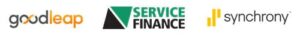 Financing partners GoodLeap, Service Finance and Synchrony