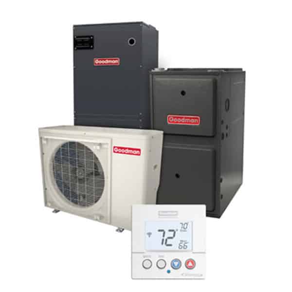 New high-efficiency furnace and air conditioning system